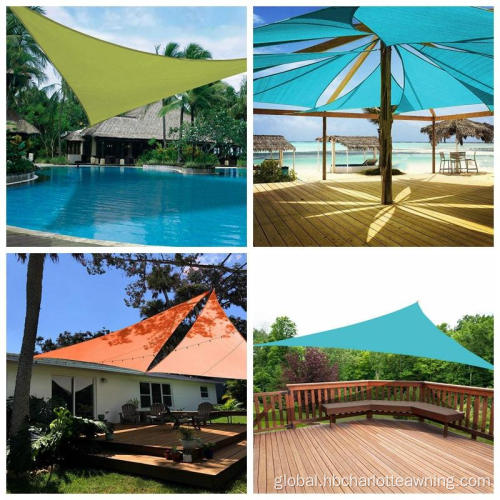 Sunshades For Patio UV Resistant Waterproof Heavy Duty Shade Sail Supplier